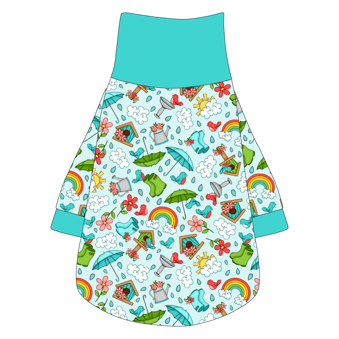 Rainy Day Delight - The Turtleneck Tee