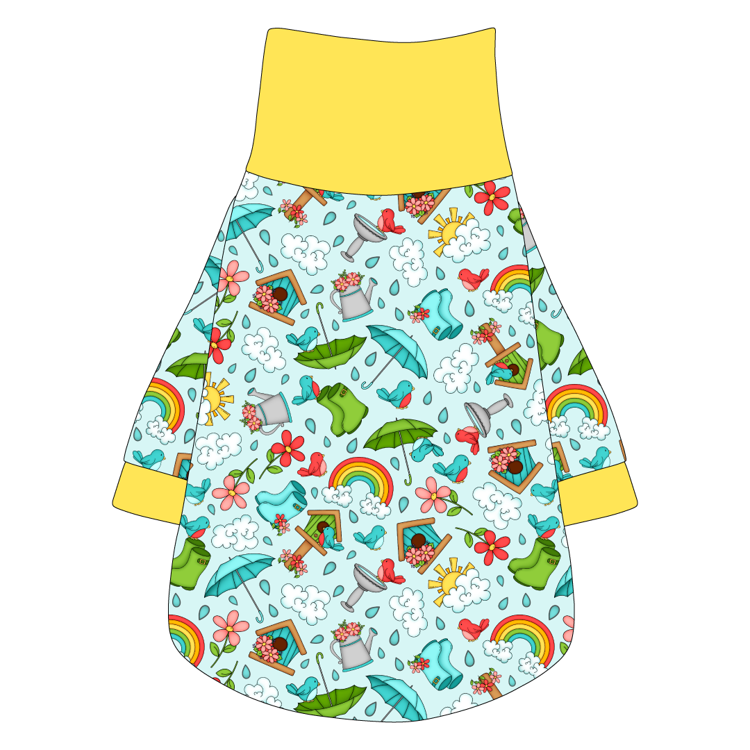 Rainy Day Delight - The Turtleneck Tee