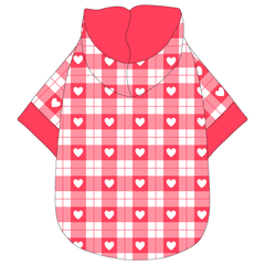 Valentine Plaids - Red Heart Plaid - The Hoodie