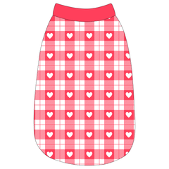 Valentine Plaids - Red Heart Plaid - The Basic Tank