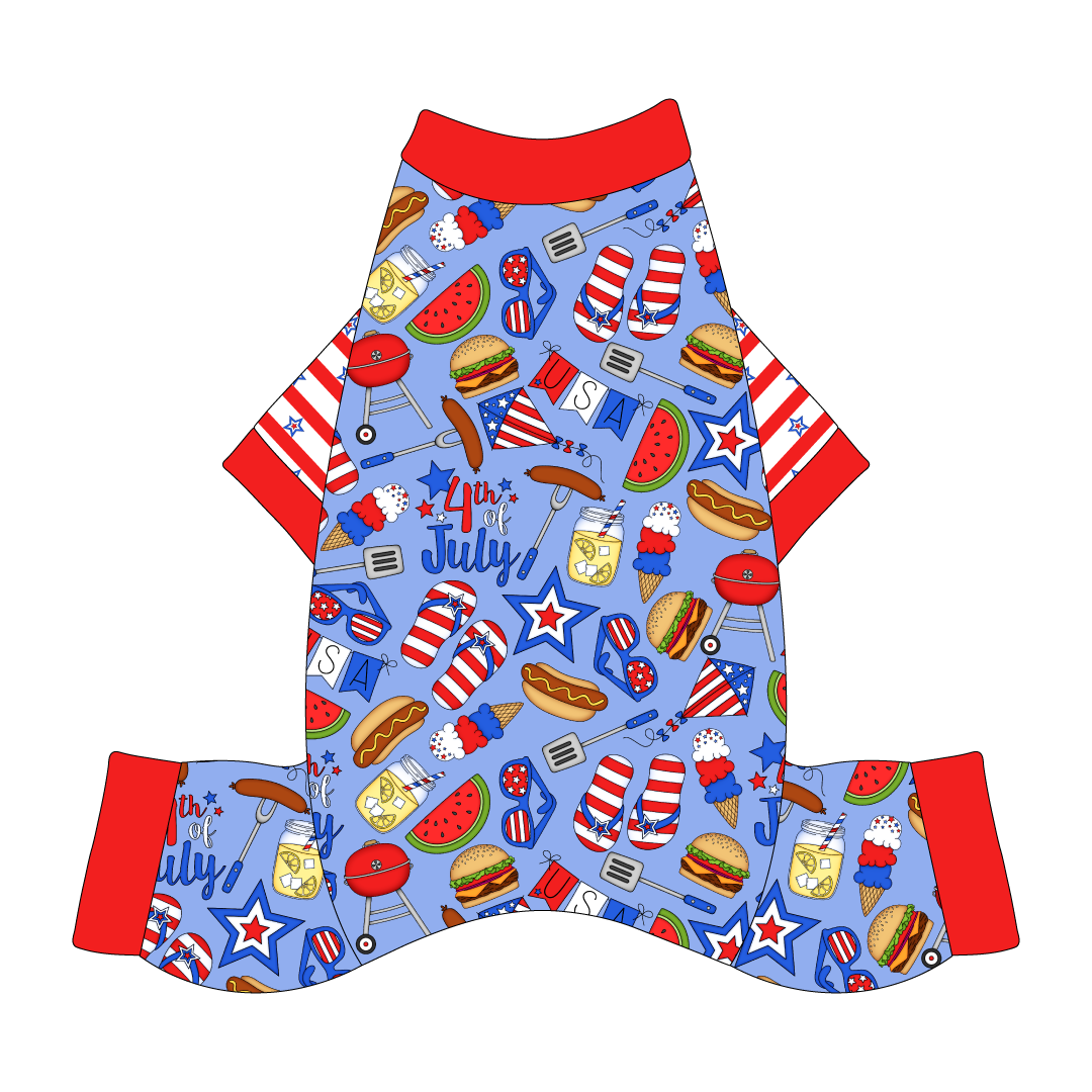 Red, White & BBQ - Red, White & BBQ - Mon Ami Jammies