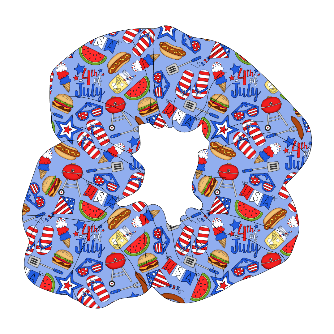 Red, White & BBQ - Red, White & BBQ - The Scrunchie