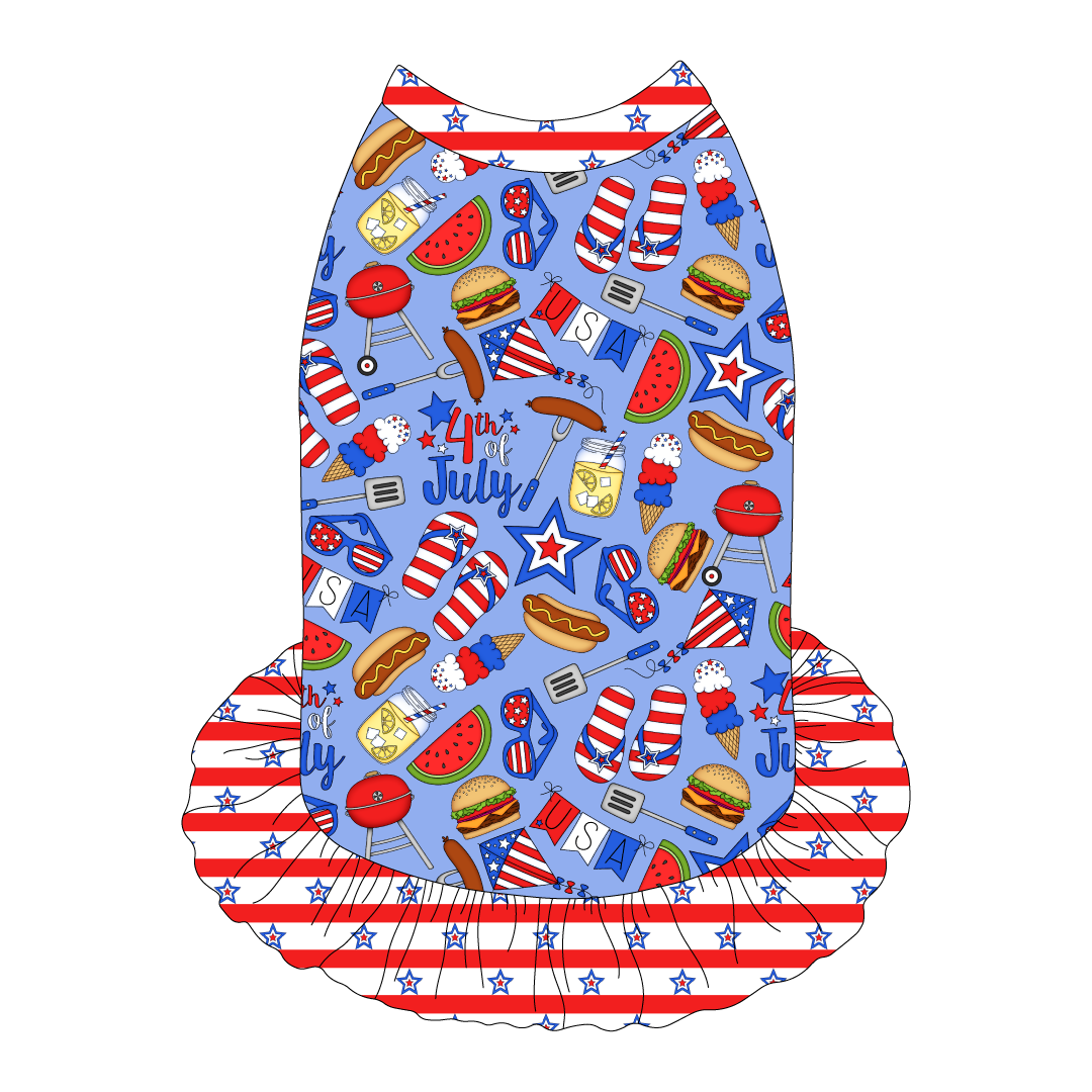 Red, White & BBQ - Red, White & BBQ - The Tank With Skirt
