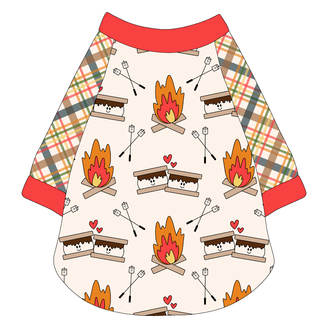 Let's Go Camping - I Love You S'more - The Raglan Jersey