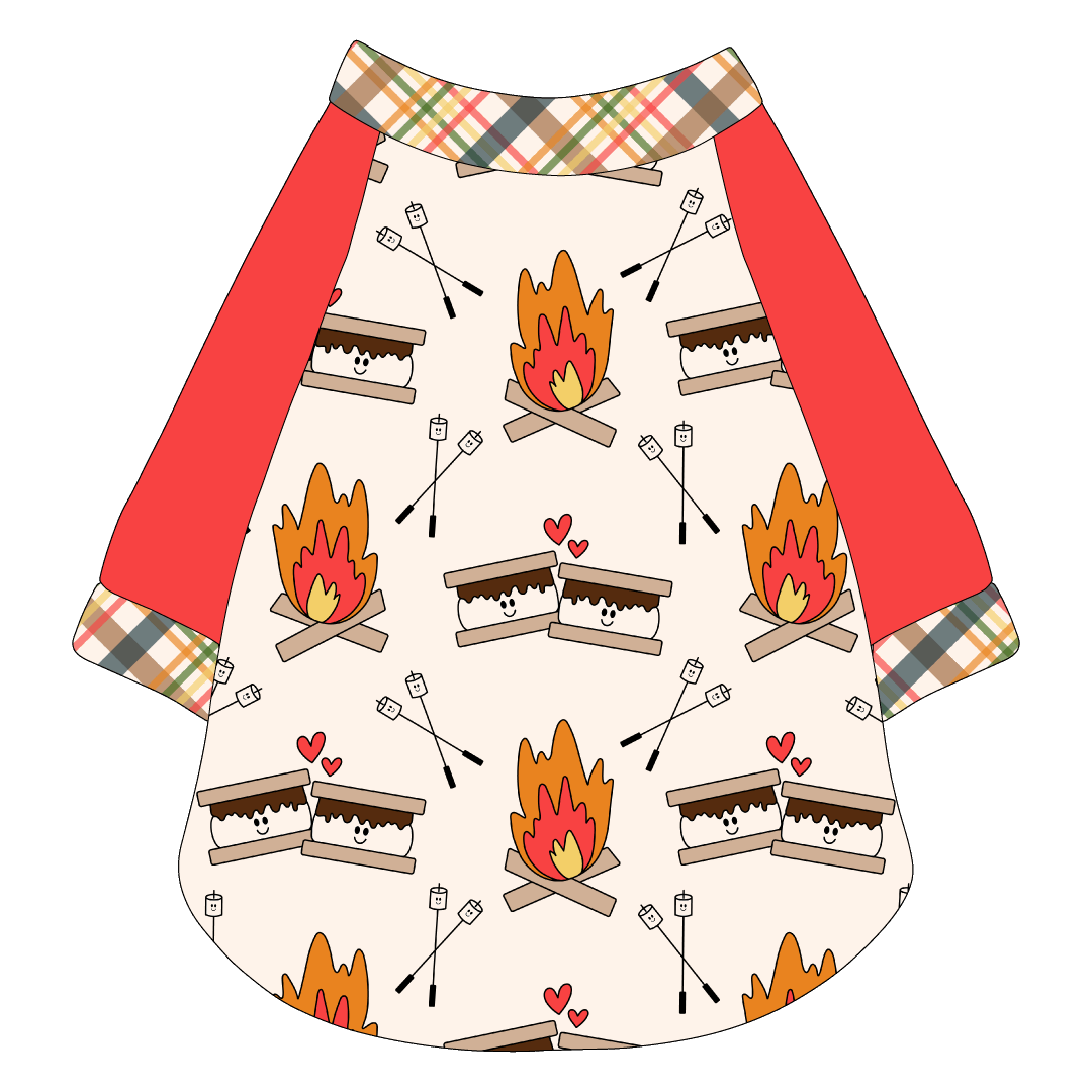 Let's Go Camping - I Love You S'more - The Raglan Jersey