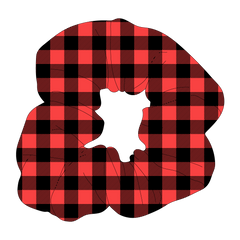 Twas The Night Before Christmas - Buffalo Plaid B/R - The Scrunchie