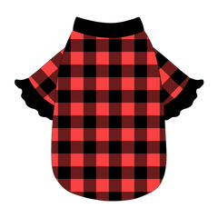 Twas The Night Before Christmas - Buffalo Plaid B/R - The Shimmy Edge Tee