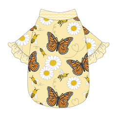 I'm Wildflower About You - Don't Worry Bee Happy - The Shimmy Edge Tee