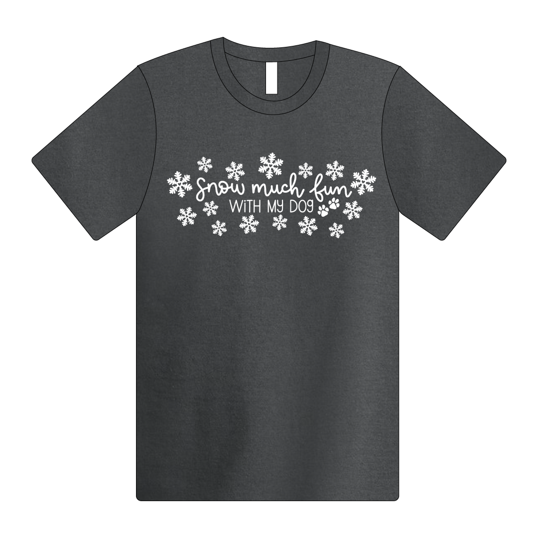 Snow Much Fun - The Adult Human Tee