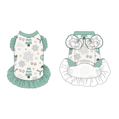 Snow Much Fun - La Petite Shimmy Dress