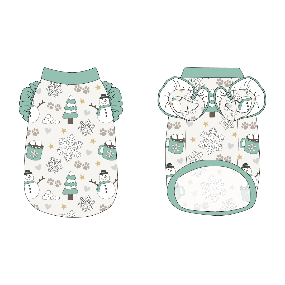 Snow Much Fun - La Petite Shimmy Tank