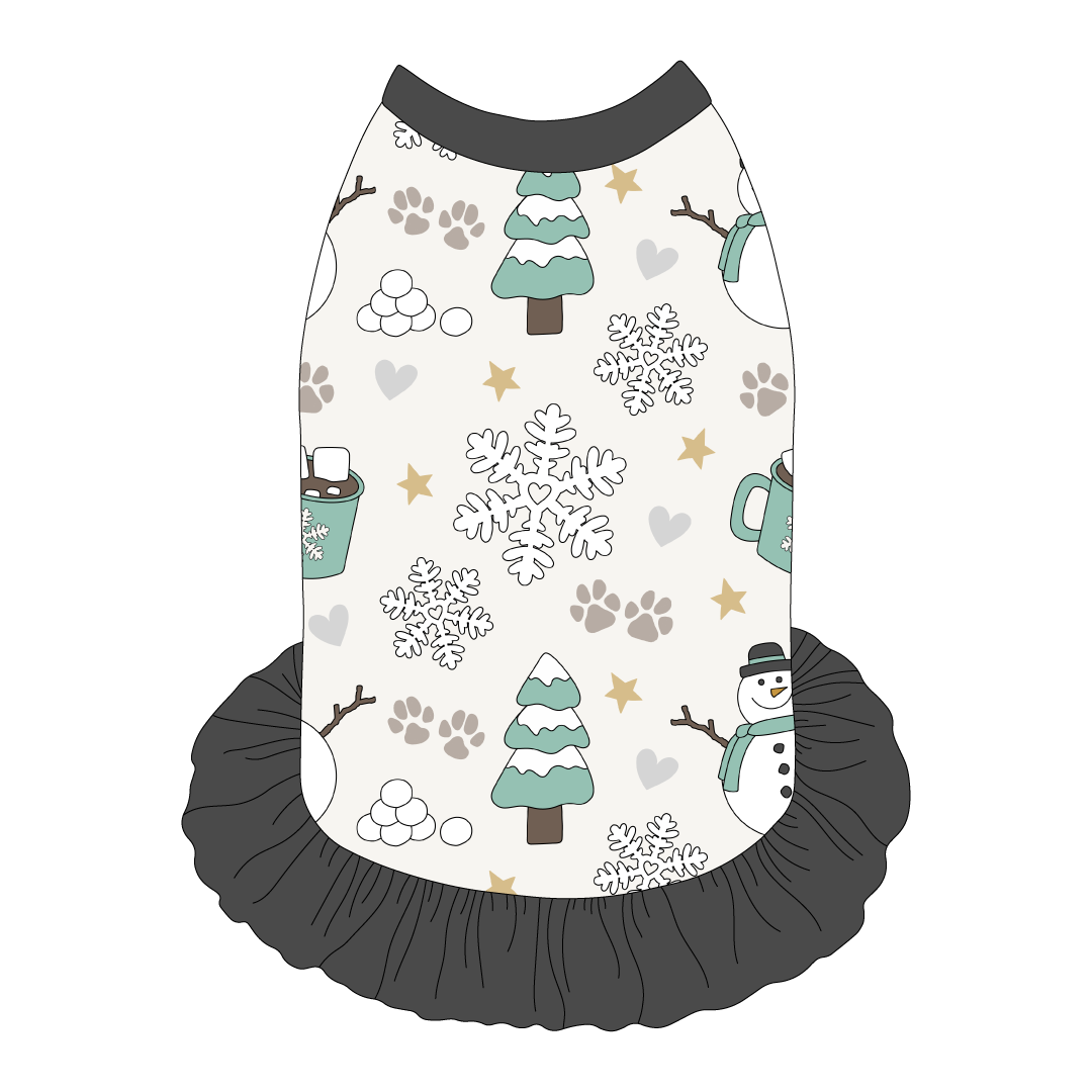 Snow Much Fun - The Tank With Skirt