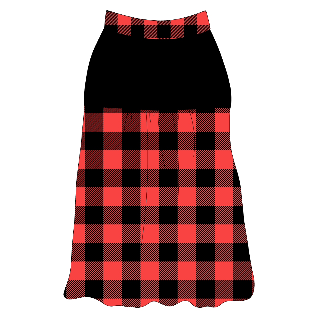 Twas The Night Before Christmas - Buffalo Plaid B/R - The Sophia Tank