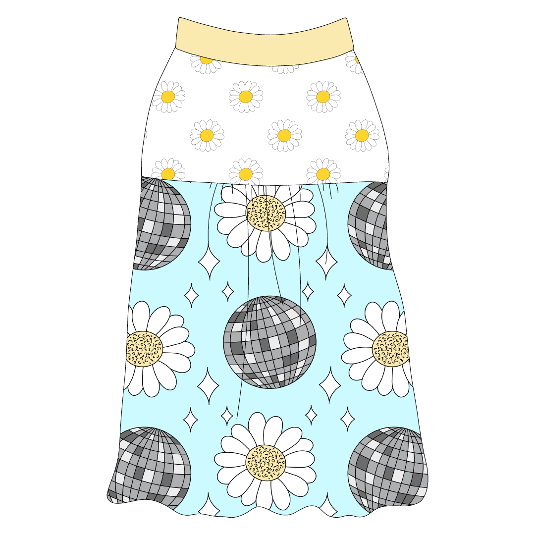 I'm Wildflower About You - Disco Daisies - The Sophia Tank