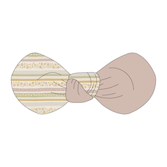 Eggstra Special - Springtime Stripes - The Knot Bow
