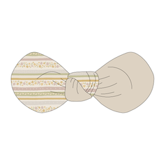 Eggstra Special - Springtime Stripes - The Knot Bow