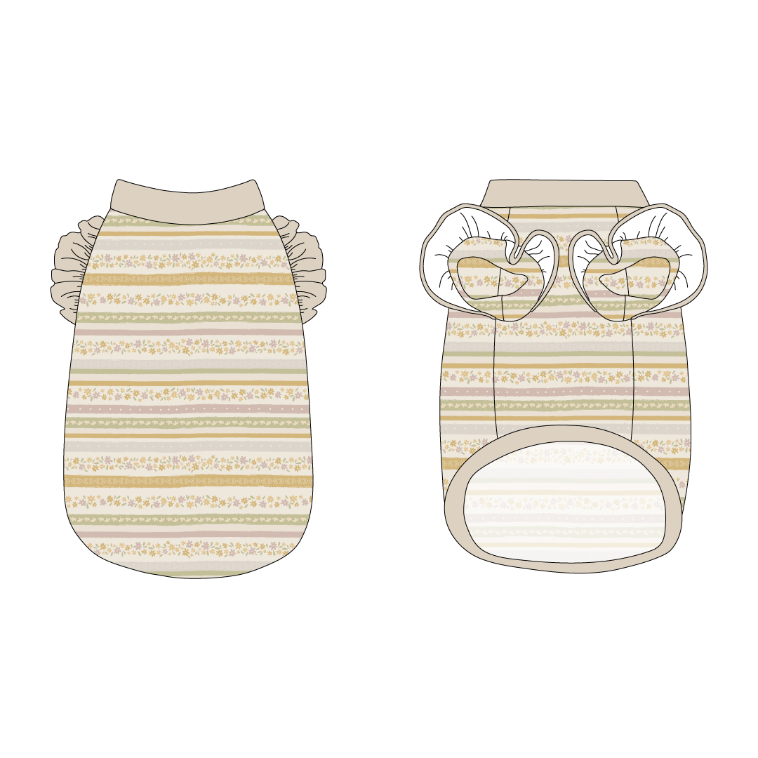 Eggstra Special - Springtime Stripes - La Petite Shimmy Tank