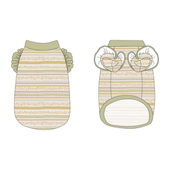 Eggstra Special - Springtime Stripes - La Petite Shimmy Tank