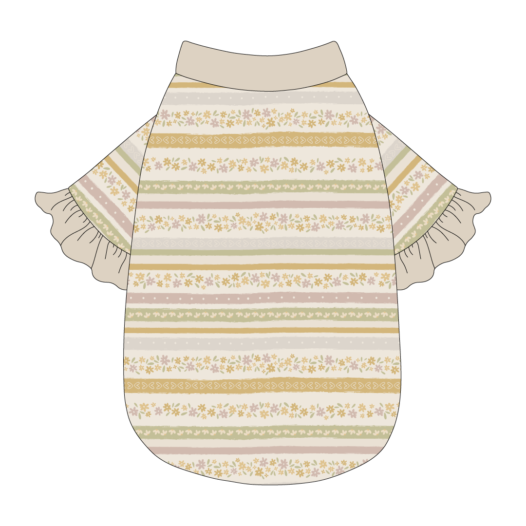 Eggstra Special - Springtime Stripes - The Shimmy Edge Tee