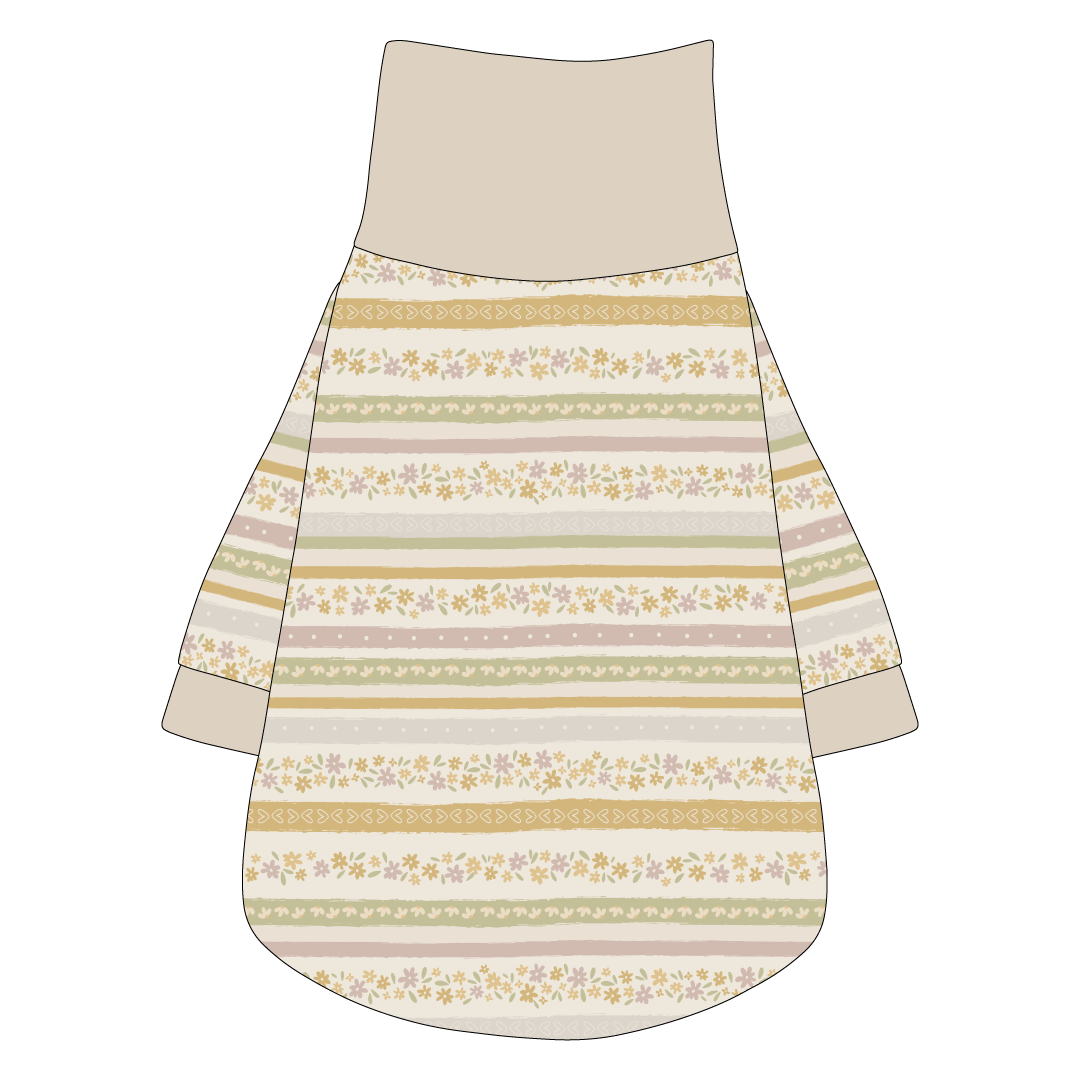 Eggstra Special - Springtime Stripes - The Turtleneck Tee