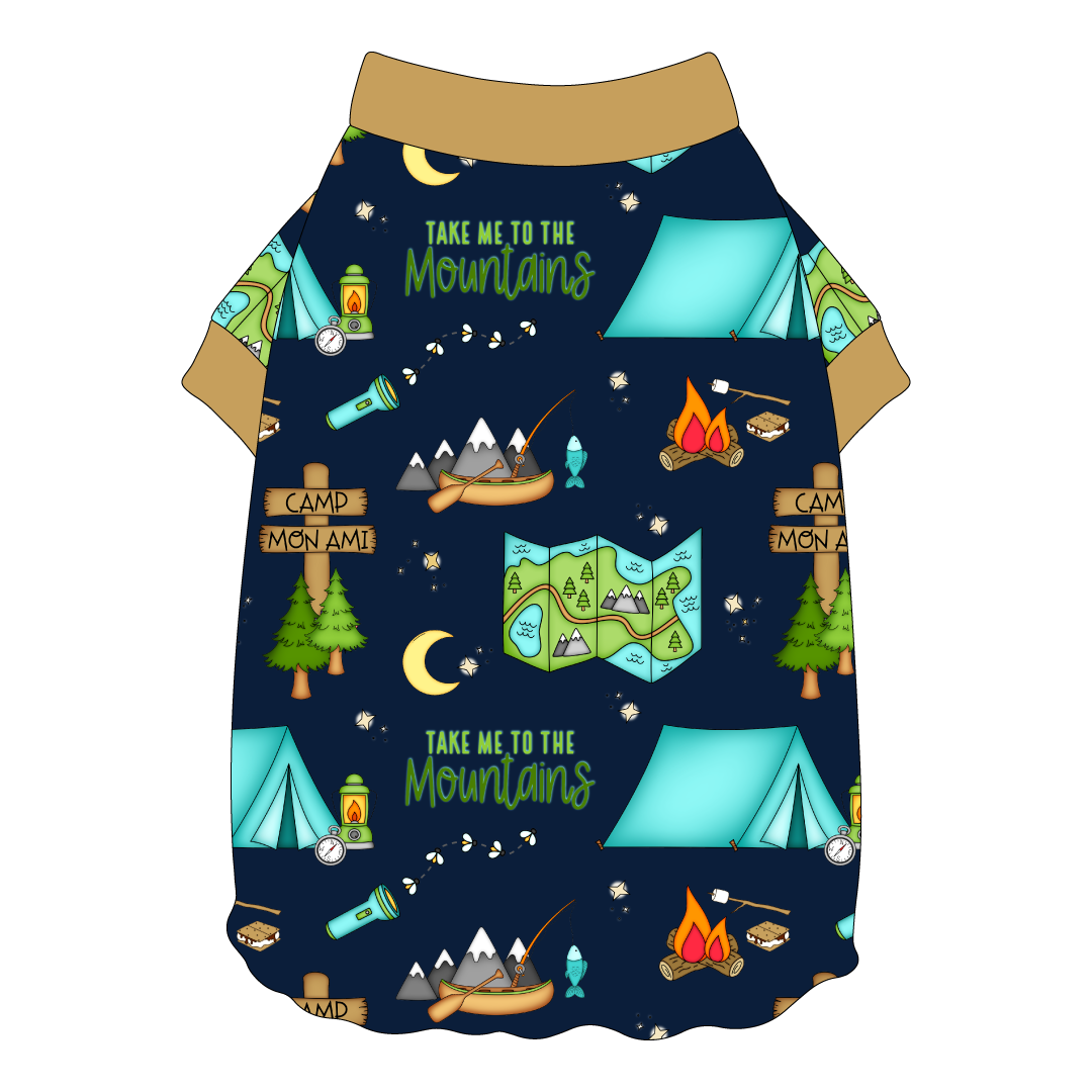 Take Me To The Mountains - Flutter Waist Tee