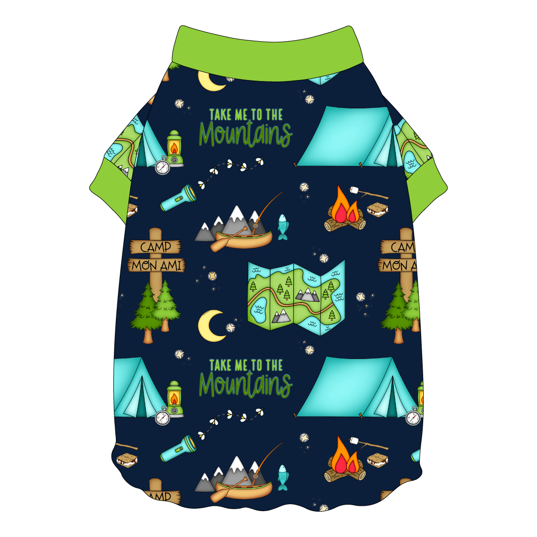 Take Me To The Mountains - Flutter Waist Tee