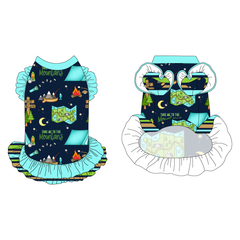 Take Me To The Mountains - La Petite Shimmy Dress With Double Skirt