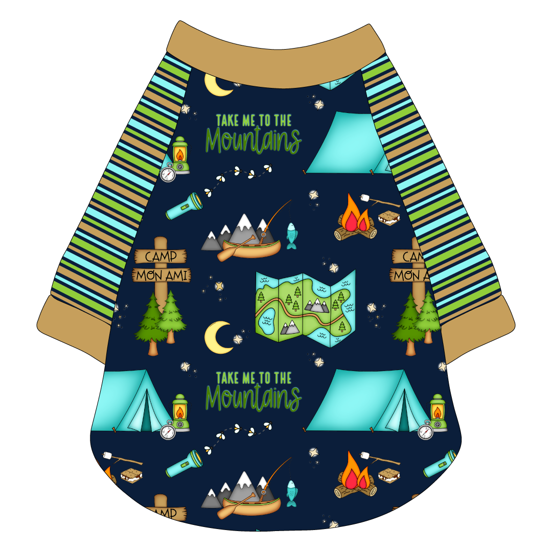 Take Me To The Mountains - The Raglan Jersey