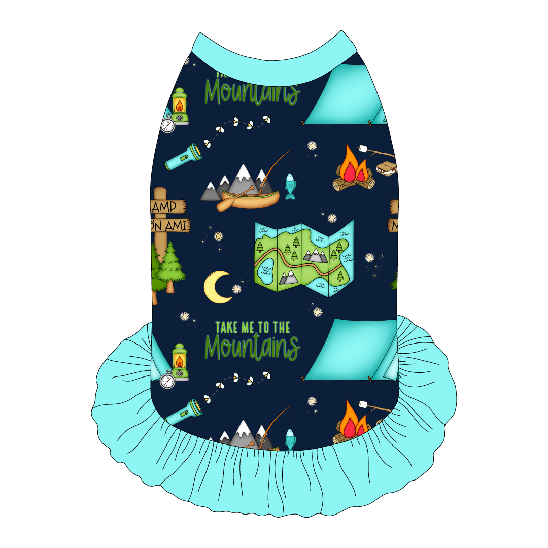 Take Me To The Mountains - The Tank With Skirt