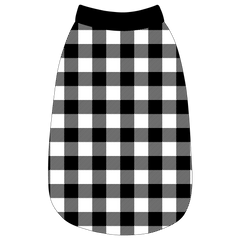 It's Fall Y'all - Buffalo Plaid B/W - The Basic Tank