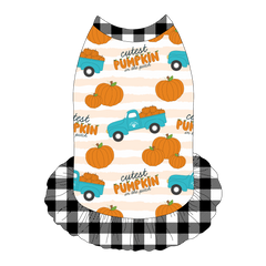 It's Fall Y'all - Cutest Pumpkin In The Patch - The Tank With Skirt