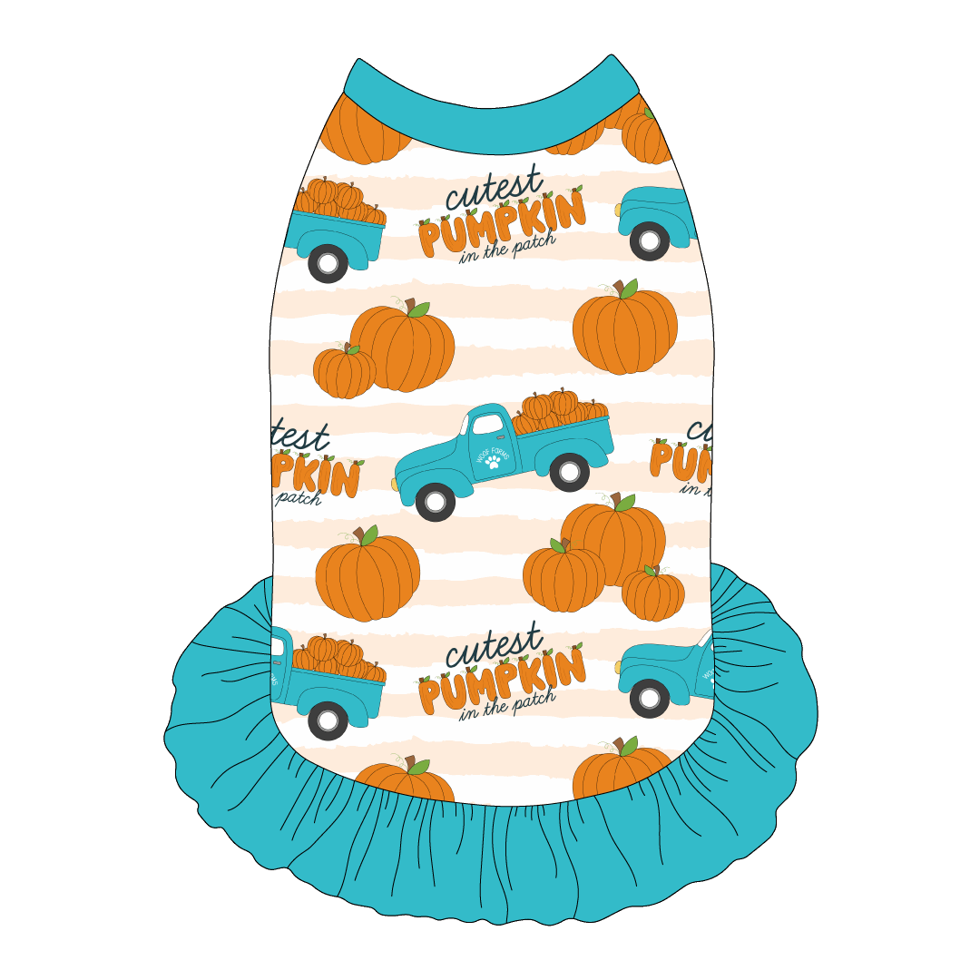 It's Fall Y'all - Cutest Pumpkin In The Patch - The Tank With Skirt