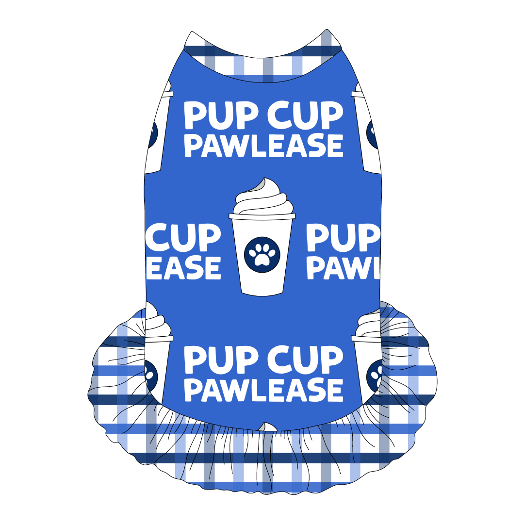 I Love You A Brunch - Pup Cup Pawlease - The Tank With Skirt