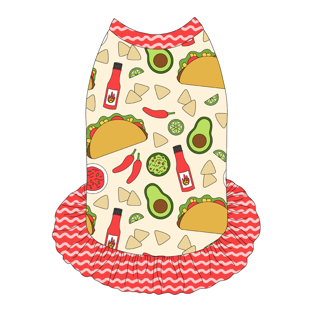 Life Is Better With Tacos & - The Tank With Skirt