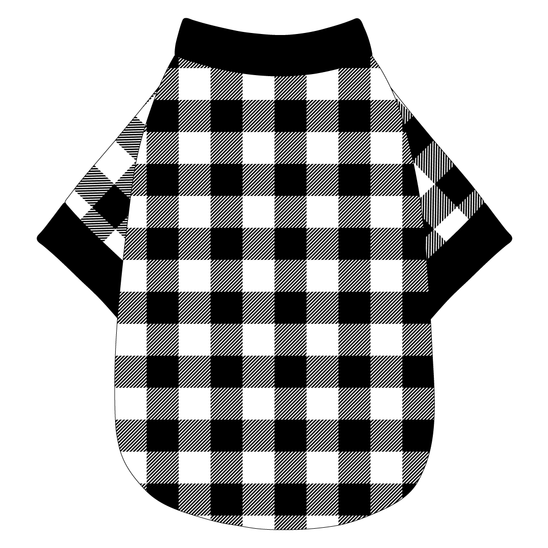 It's Fall Y'all - Buffalo Plaid B/W - The Basic Tee