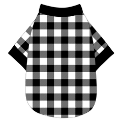 It's Fall Y'all - Buffalo Plaid B/W - The Basic Tee