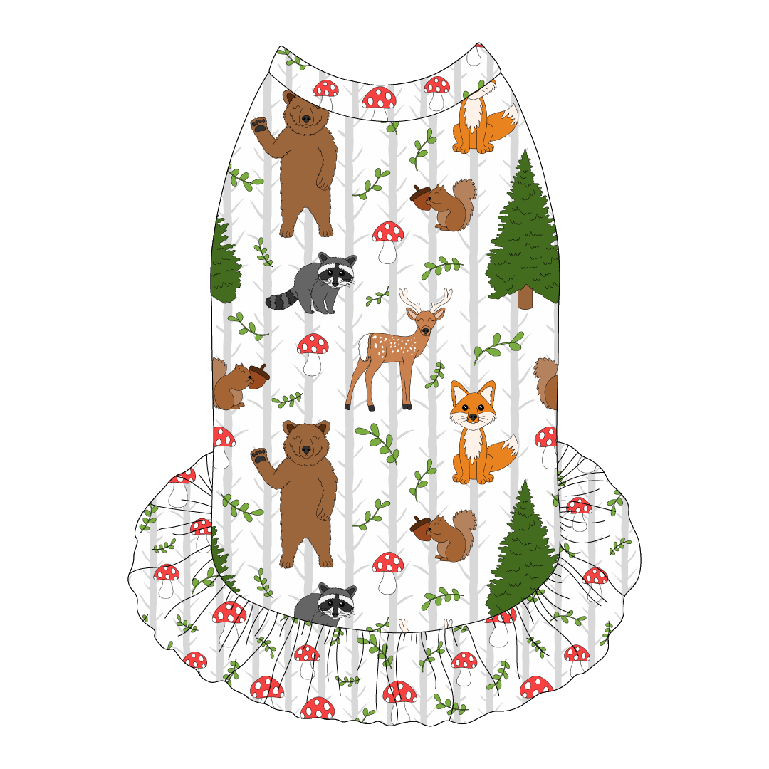 Let's Go Camping - Wildly Adorable - The Tank With Skirt