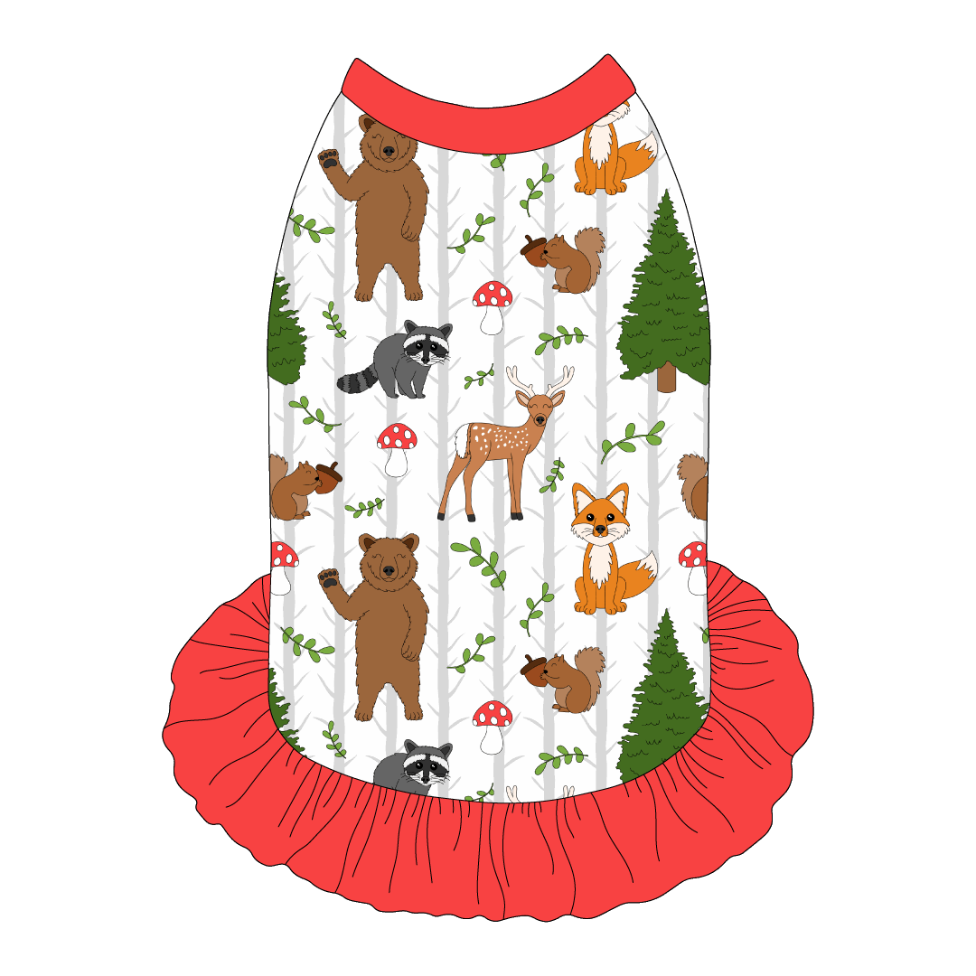 Let's Go Camping - Wildly Adorable - The Tank With Skirt