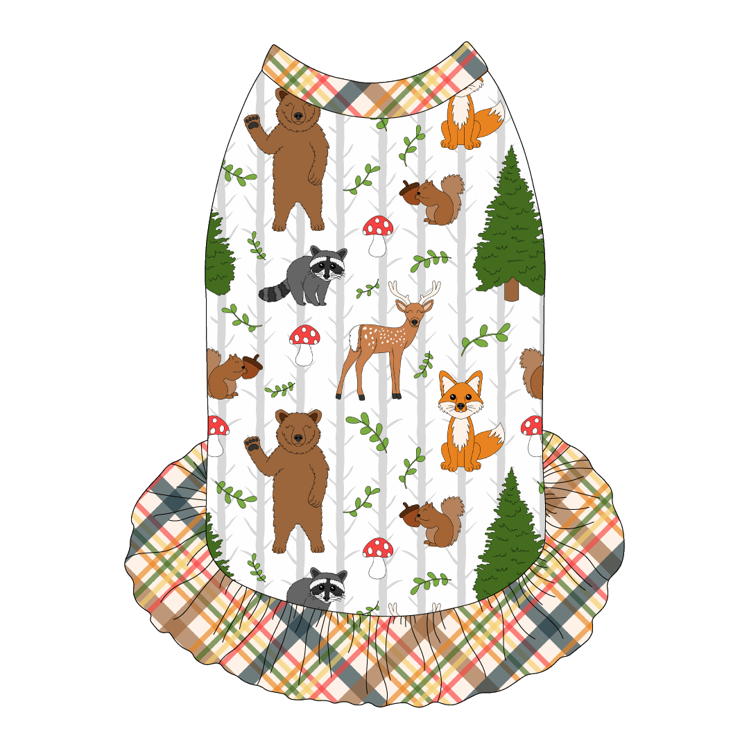 Let's Go Camping - Wildly Adorable - The Tank With Skirt